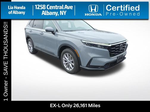 Urban Gray Pearl 2024 Honda CR-V EX-L AWD