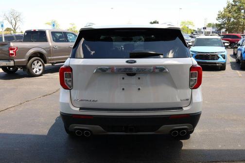 White 2020 Ford Explorer Platinum