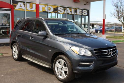 Gray 2012 Mercedes-Benz M-Class 4MATIC