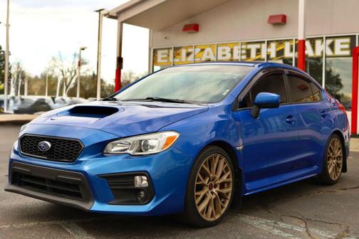 Blue 2018 Subaru WRX Premium