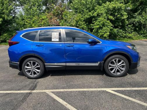 Aegean Blue Metallic 2022 Honda CR-V AWD Touring
