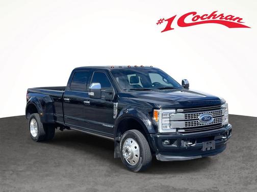 Shadow Black 2017 Ford F-450 Platinum