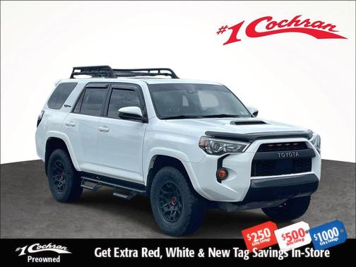 Super White 2021 Toyota 4Runner TRD Pro