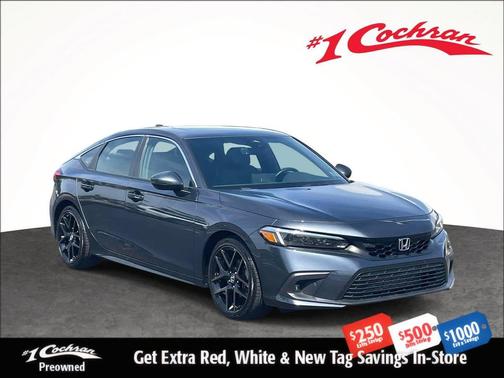 Meteorite Gray Metallic 2024 Honda Civic Sport Touring