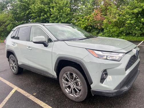 Lunar Rock 2023 Toyota RAV4 Hybrid XLE Premium