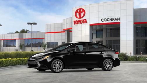 Midnight Black Metallic 2026 Toyota Corolla LE