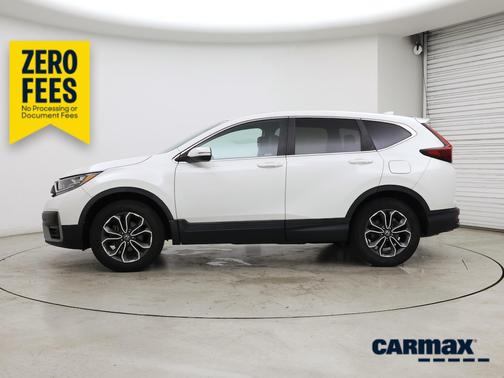 White 2021 Honda CR-V EX-L