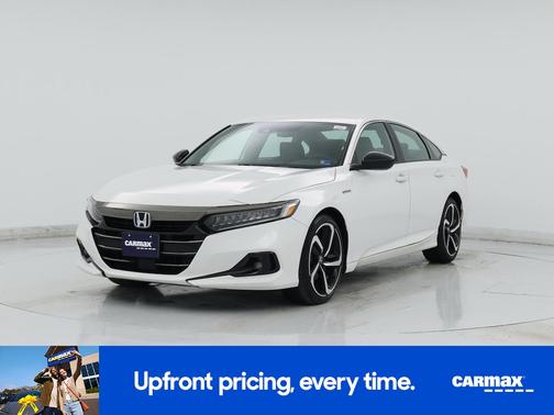 White 2022 Honda Accord Hybrid Sport