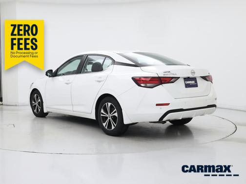 White 2021 Nissan Sentra SV