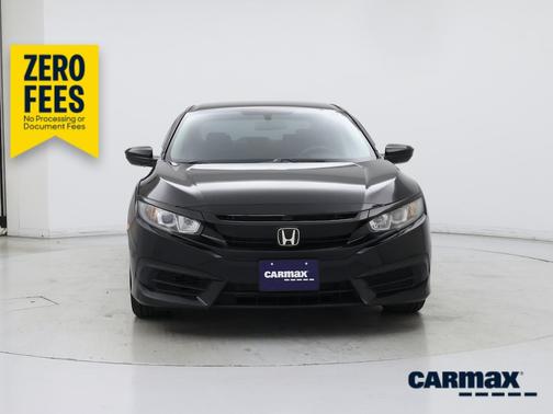 Black 2018 Honda Civic LX