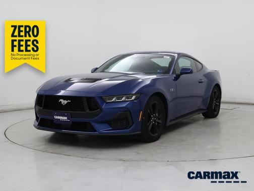 Blue 2024 Ford Mustang GT