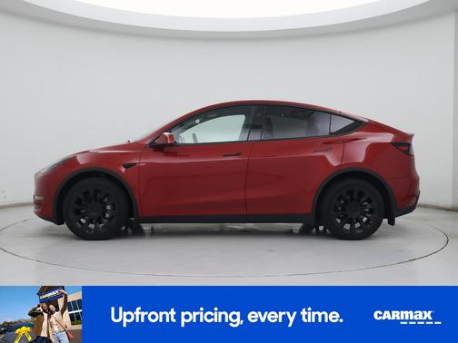 Red 2024 Tesla Model Y Long Range