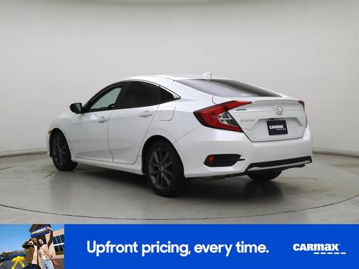 White 2021 Honda Civic EX-L
