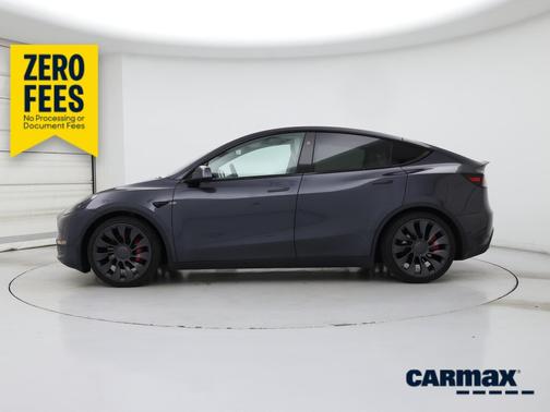 Gray 2024 Tesla Model Y Performance