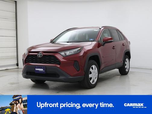 Red 2020 Toyota RAV4 LE