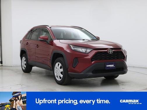 Red 2020 Toyota RAV4 LE