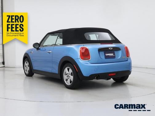 Blue 2017 MINI Convertible