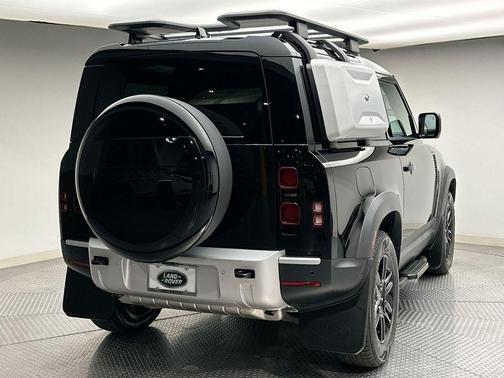 Santorini Black 2025 Land Rover Defender P300 S