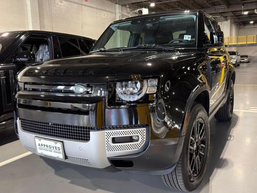Santorini Black 2025 Land Rover Defender P300 S