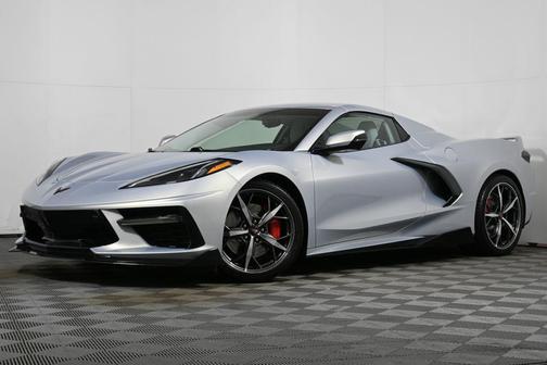 Silver 2021 Chevrolet Corvette Stingray w/3LT