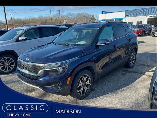 Dark Ocean Blue 2021 Kia Seltos EX