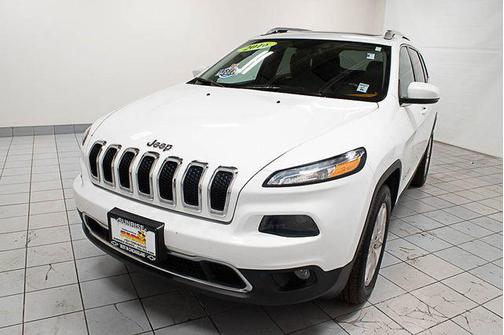 Bright White Clearcoat 2016 Jeep Cherokee Limited