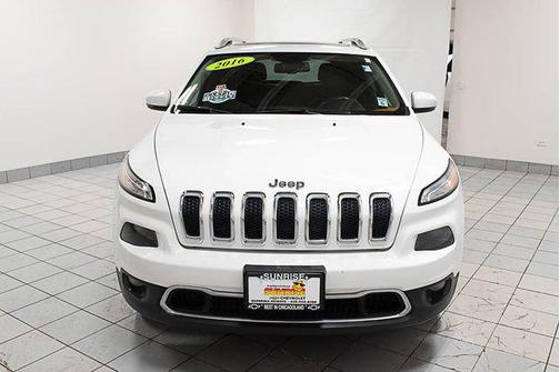 Bright White Clearcoat 2016 Jeep Cherokee Limited