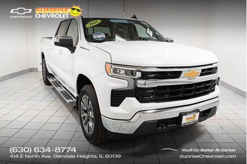 Summit White 2025 Chevrolet Silverado 1500 LT