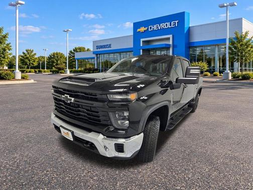 Black 2026 Chevrolet Silverado 2500 Crew Cab, Standard Bed, WT, 4WD