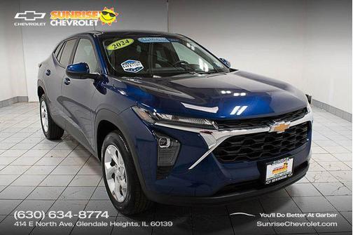 Blue Glow Metallic 2024 Chevrolet Trax LS