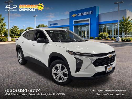 Summit White 2026 Chevrolet Trax LS