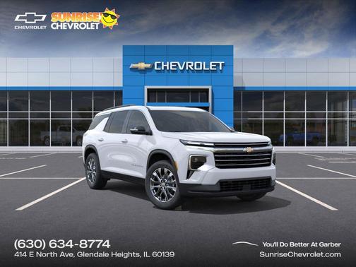 Summit White 2026 Chevrolet Traverse LT