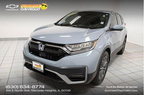 Obsidian Blue Pearl 2022 Honda CR-V Hybrid EX