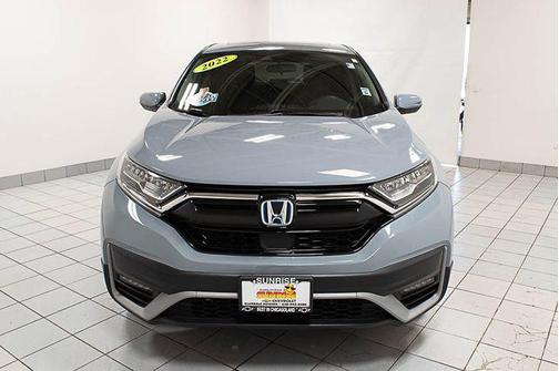 Obsidian Blue Pearl 2022 Honda CR-V Hybrid EX