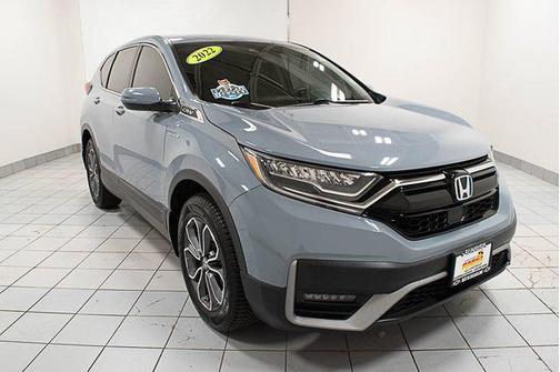 Obsidian Blue Pearl 2022 Honda CR-V Hybrid EX