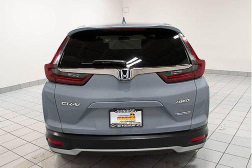 Obsidian Blue Pearl 2022 Honda CR-V Hybrid EX