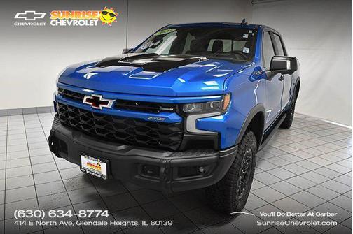 Glacier Blue Metallic 2023 Chevrolet Silverado 1500 ZR2