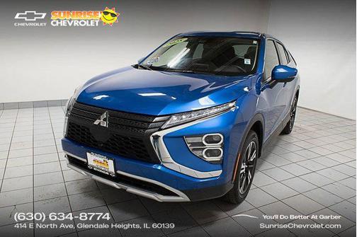 Lightning Blue Metallic 2025 Mitsubishi Eclipse Cross SE