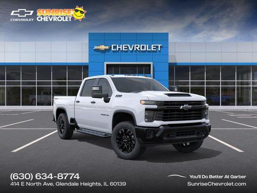Summit White 2026 Chevrolet Silverado 2500 Custom