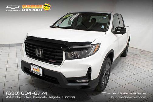 Platinum White Pearl 2023 Honda Ridgeline Sport