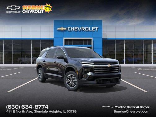 Mosaic Black Metallic 2026 Chevrolet Traverse LT