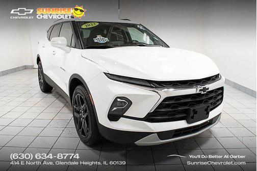 Summit White 2023 Chevrolet Blazer 3LT