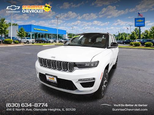 Bright White Clearcoat 2025 Jeep Grand Cherokee Summit