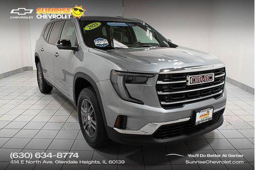 Sterling Metallic 2025 GMC Acadia FWD Elevation