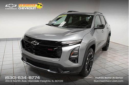 Sterling Gray Metallic 2025 Chevrolet Equinox AWD RS