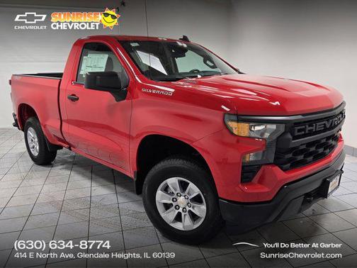 Red Hot 2026 Chevrolet Silverado 1500 WT