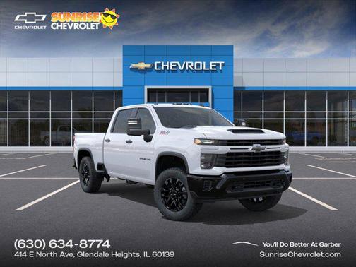 Summit White 2026 Chevrolet Silverado 2500 Custom