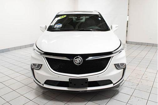 White Frost Tricoat 2023 Buick Enclave Essence AWD