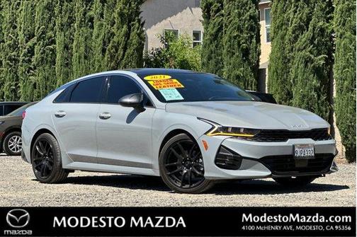 Wolf Gray 2021 Kia K5 GT-Line