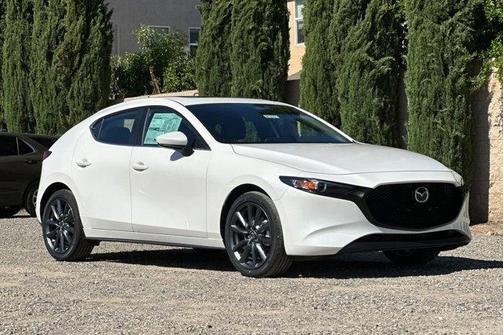 Snowflake White Pearl 2026 Mazda Mazda3 FWD w/Preferred Package